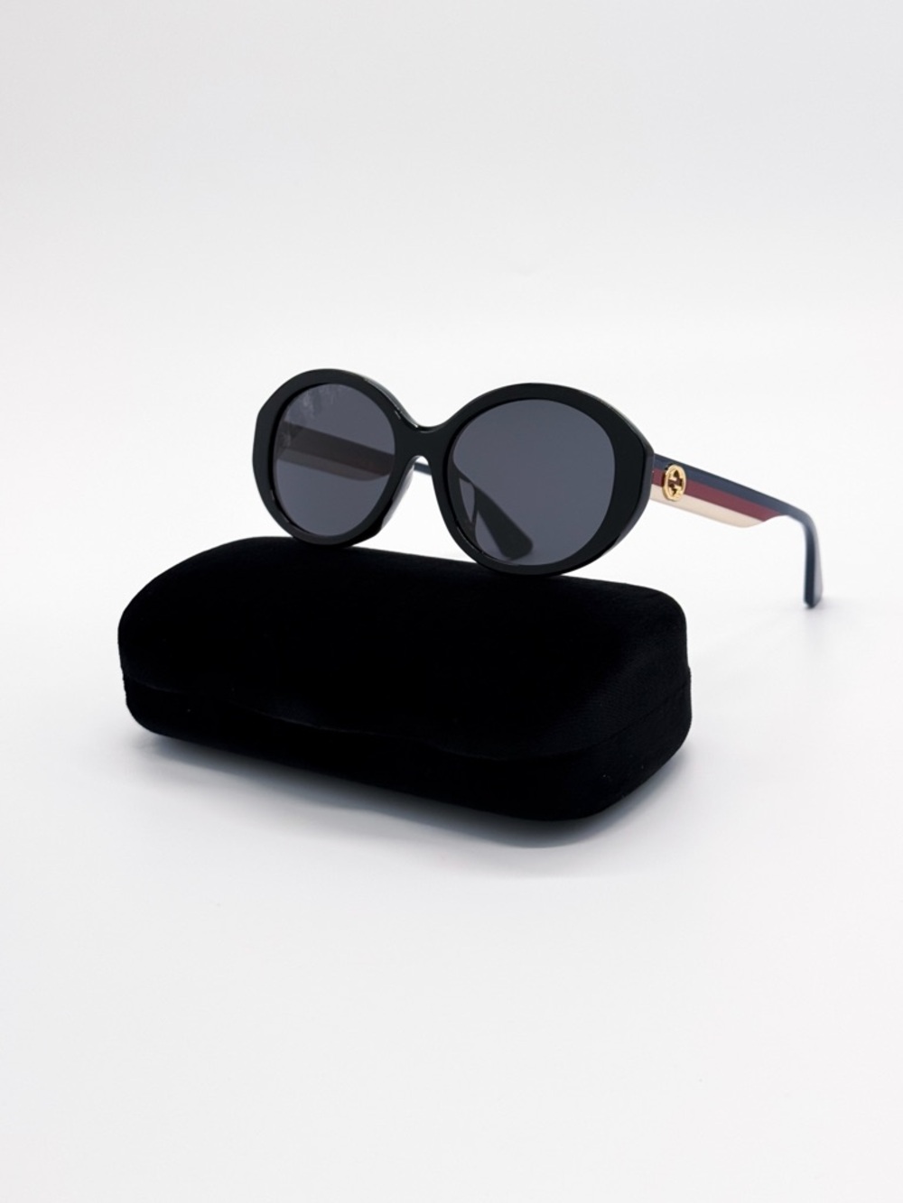 NEW GUCCI GG0279SA 001 OVAL WOMEN SUNGLASSES GUCCI GG0279S - Picture 2 of 10